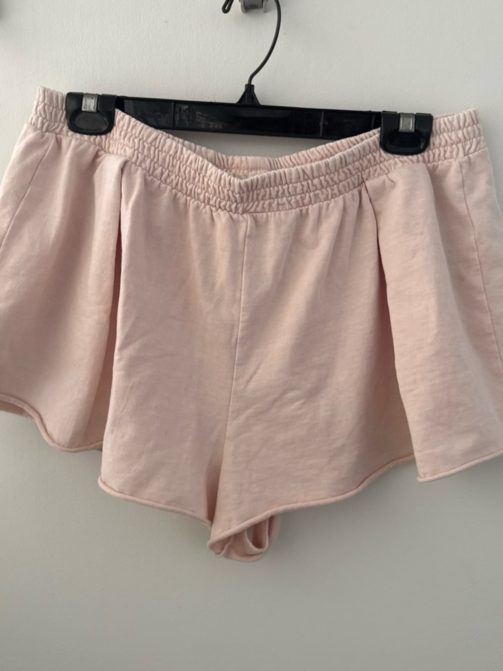 Urban Outfitters Out from Under Blush Pink Smocked-Waist Pajama Shorts